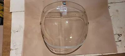 Vintage McHal Full Clear  Bubble Shield  70's Old School Motorcycle Helmet • $24.99