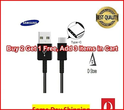 Genuine Samsung Type C & USB 2.0 Fast Charging Cable 1M • $5.99