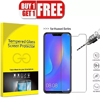 Tempered Glass Screen Protector For Huawei PSmart P10 P20 Lite Pro Honor 9 Lite  • £3.99