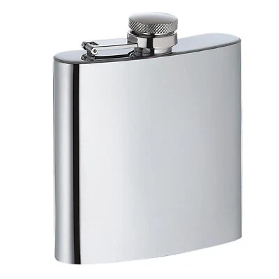 $20.95 • Buy NEW VIDORI STAINLESS STEEL HIP FLASK 150ml 5oz MATT FINISH Bar Liquor Pocket