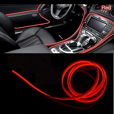 LED Car Interior Decorative Atmosphere Wire Strip Light Lamp Plastic Accessories • $8.59