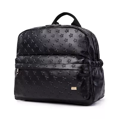 Faux Leather Star Embossed Baby Changing Bag Backpack  • £50