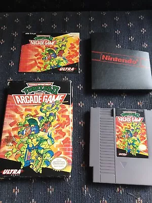 Teenage Mutant Ninja Turtles 2 The Arcade Game NES CIB Complete • $89.50