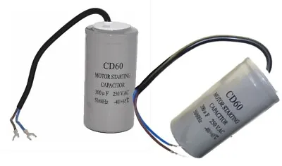 Universal Start And Run Motor Capacitor 4 7 8 12.5 16 20 25 UF Pre-Wired Cables • £7.89