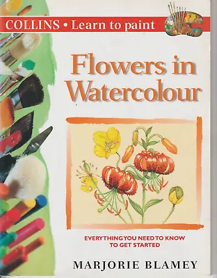 Painting - Flowers In Watercolour By Majorie Blamey • £1.99