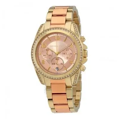 Michael Kors Blair Chronograph Two Tone Womens Watch MK6316 • $106.95