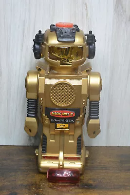 Vintage 1984 11” Magic Mike Robot 2002 2 Model B Gold ** FOR PARTS ** • $9.95