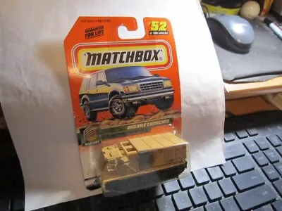 Matchbox #52 Missile Launcher Tan Military Series 2000 • $2.97