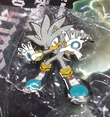 Silver Sonic The Hedgehog DAFT PUNK Lmtd - Enamel Pin Clothing Accessory • $12.75