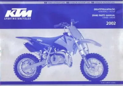 2002 KTM 50 Mini Junior Senior Adventure Engine And Chassis Spare Parts Manua... • $9.74