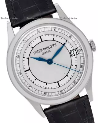 Patek Philippe Calatrava 5296G-001 Mens White Gold 38mm • $26800