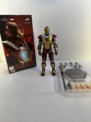 ZD Toys Iron Man 3 Mark XXI MK 17 Action Figure 1:10 Scale • $38