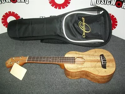 NEW Oscar Schmidt OU18K Spalted Maple Soprano Ukulele & Gig Bag! A5 • $149.99