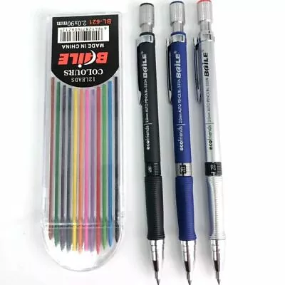 2.0mm Mechanical Pencil 2B Automatic Pencils Writing Tools Stationery Supplies • £2.57