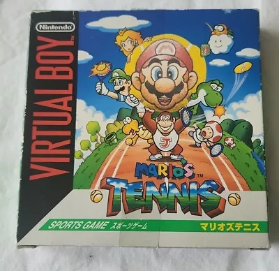 Mario’s Tennis (Nintendo Virtual Boy - 1995) Japan Import CIB Complete Authentic • $55