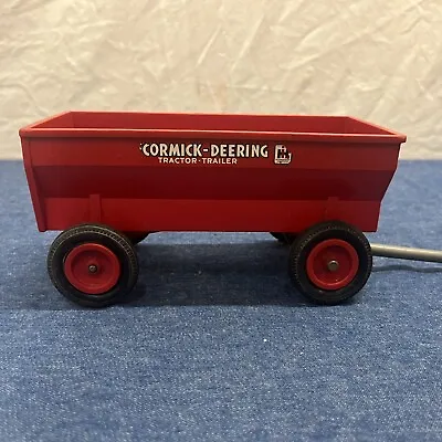 Vintage McCormick-Deering Tractor Trailer Barge Wagon Product Miniature 4 Restor • $12.97