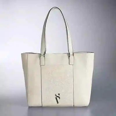 Simply Vera Vera Wang Lavey Raddix Large Leather Tote In Bag New With Tags • $39.99