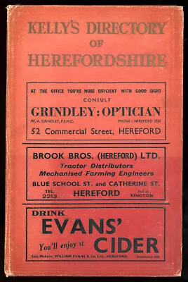 Kelly's Directory Of Herefordshire 1941 • £40