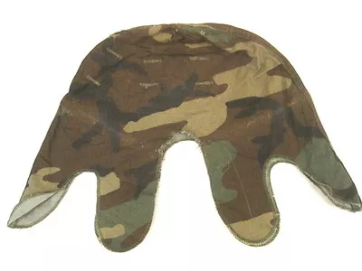 Post-Vietnam Woodland Camouflage Cover For M1 Steel Pot Helmet - Dated 1980's • $14.99