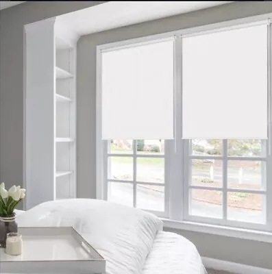 NEW HIDODO Light Filtering Fabric Roller UV Solar Window Shades 28” W X 72” • $30