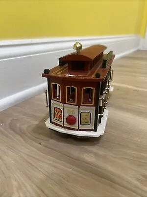 Vintage Cable Car Model Music Box - I Left My Heart In SF • $39