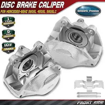 2x Front  Brake Caliper For Mercedes-Benz 380SL 450SL R107 380SLC 450SLC C107 • $102.99