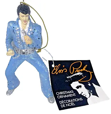 2006 Kurt Adler Blue Caped Jump Suit Elvis Presley Christmas Ornament • $16.99