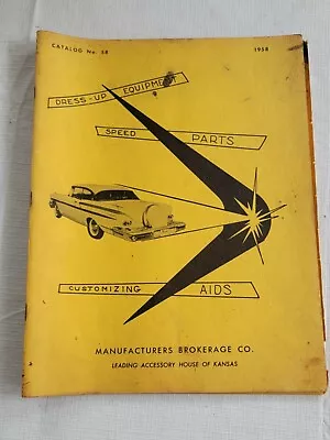 1958 Manufacturers  Brokerage CatAlog HOT ROD & Custom Drag Racing Nhra Gasser  • $250