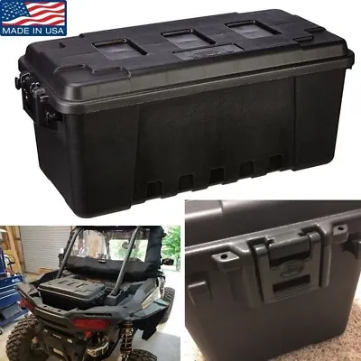 Truck Bed Storage Box Lockable Pickup Trailer Boat Camping Gear Tool Chest Black • $32.97