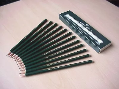 12 X Faber Castell 9000 Pencils 6H For Artists & Illustrators Draft • £5.95