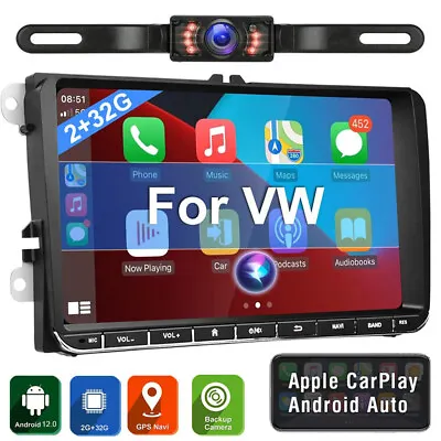 $124.99 • Buy Android 12 Car Stereo Radio For VW Golf MK5 Jetta Passat Apple CarPlay GPS WiFi
