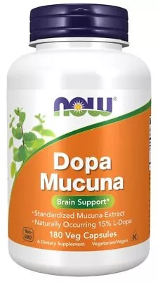 Now Foods Dopa Mucuna 180 VegCap • $20.46