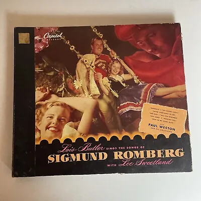 10  78 RPM 4 Record Set-Lois Butler-Sings The Songs Of Sigmund Romberg/CD61 • $10