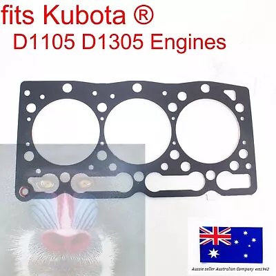 Fits Kubota D1105 D1305 Metal Head Gasket B2410HSDB B2410HSE B26 B2601HSD F2400 • $108.89