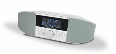 $139 • Buy BUSH AURORA DAB+/FM Dual-Alarm Clock Radio-BLUETOOTH/USB Charge-WHT-Refurbished