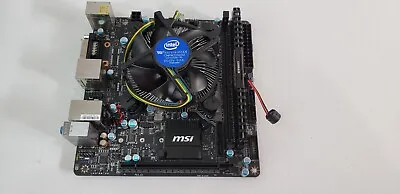 MSI H110I Pro Mini-ITX Motherboard I5-7600 3.5GHz 8GB I/O Plate Heatsink MS-7995 • $130