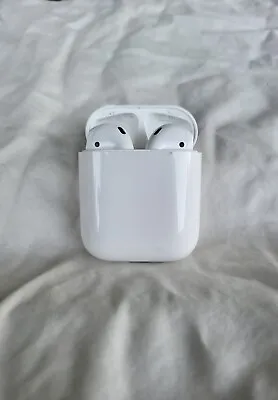 Apple AirPods 2nd Generation With Charging Case  (Description) • $68