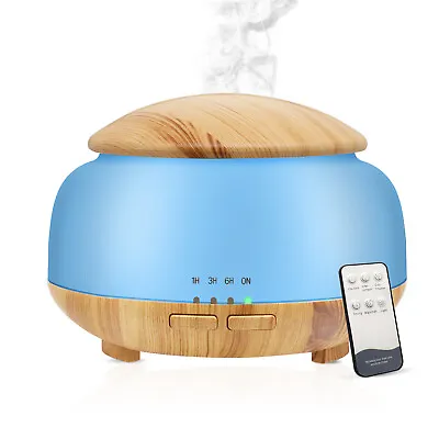 300ml Essential Oil DiffuserDaroma Aromatherapy Ultrasonic Cool Mist Humidifier • £18.87
