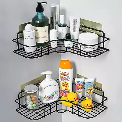 TOBUYSVA 2 Pack Corner Shower Caddy Shelf Bathroom Shower Organizer Corner S... • $19.19