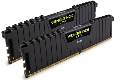 Corsair Vengeance LPX 16GB (2x8GB) DDR4 2666MHz C16 Desktop Gaming Memory Black • $93.70