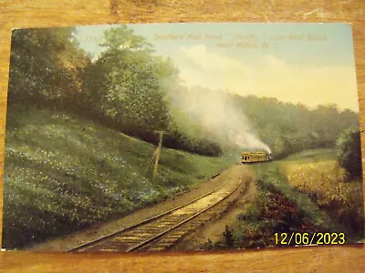 1920's Southern Rail Road RR Shoofly Train West Bound Milton NC North Carolina • $4.80