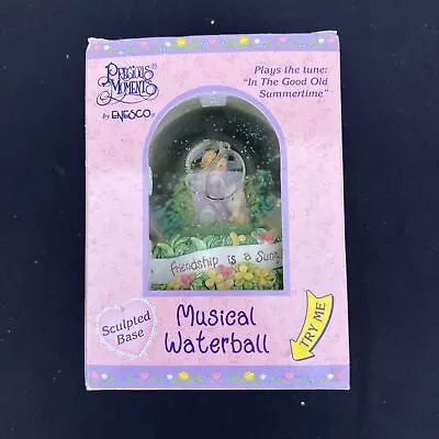 Enesco Precious Moments Musical Waterball Globe April Showers NEW • $19.36