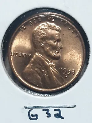 1953-D 1C RD Lincoln Wheat Penny Uncirculatd • $5.67