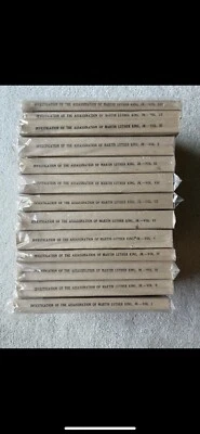 $50 • Buy Martin Luther King Assassination 13 Volumes HSCA Kennedy Rare