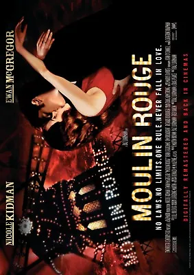 Moulin Rouge Poster Film A4 A3 A2 A1 Large Format Cinema Movie Landscape • $6.56