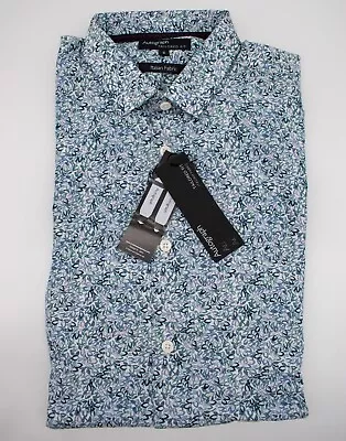 M&S Autograph Floral Pattern Shirt Tailored Fit Size Small • £17.99