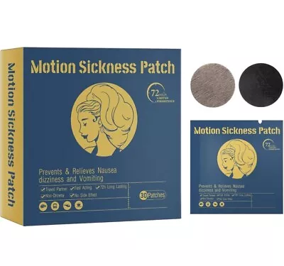 Sea & Motion Sickness Patches For Adults And Kids Anti-Nausea Non-Drowsy Relief • $9.99