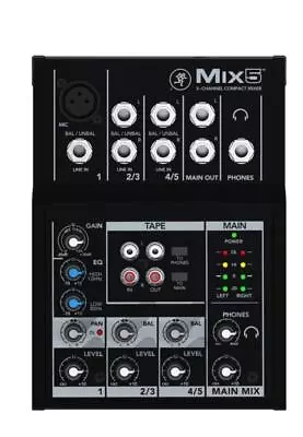 £70.69 • Buy Mackie Mix5 5 Channel Compact Mixer