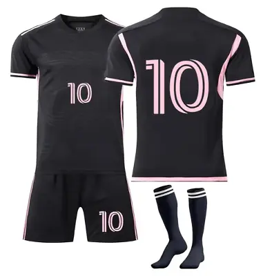 YOUTH SOCCER UNIFORM Kid's/Boy's/Girl's Messi Jersey Shorts Socks (Pick Ur Size) • $23.45