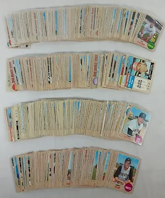 1968 Topps Partial Complete Set Stars Hof Johnny Bench Rc Mickey Mantle 391/598 • $660